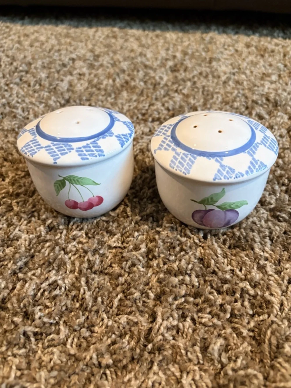 Pfaltzgraff Hopscotch Salt and Pepper Shaker Set